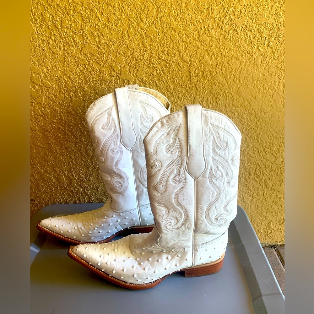 Los Altos Ostrich Cowboy Boots